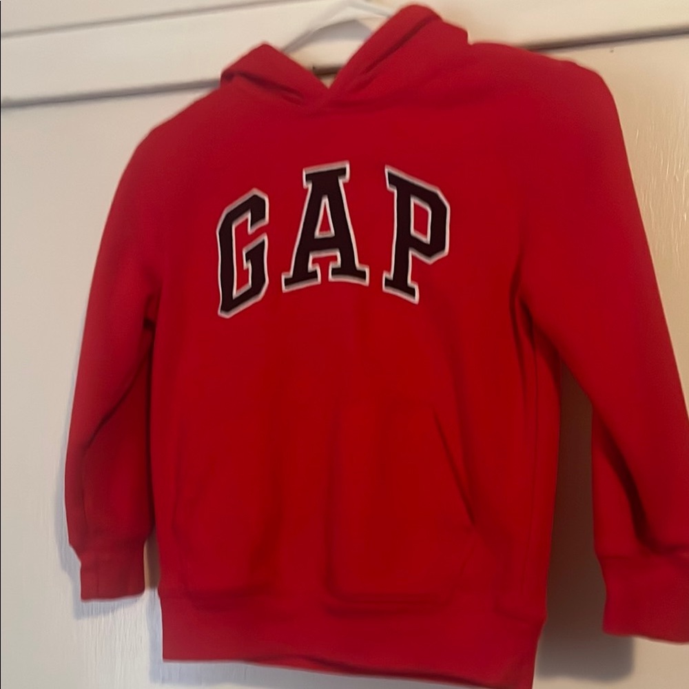 GAP Red Pullover Hoodie Sweatshirt